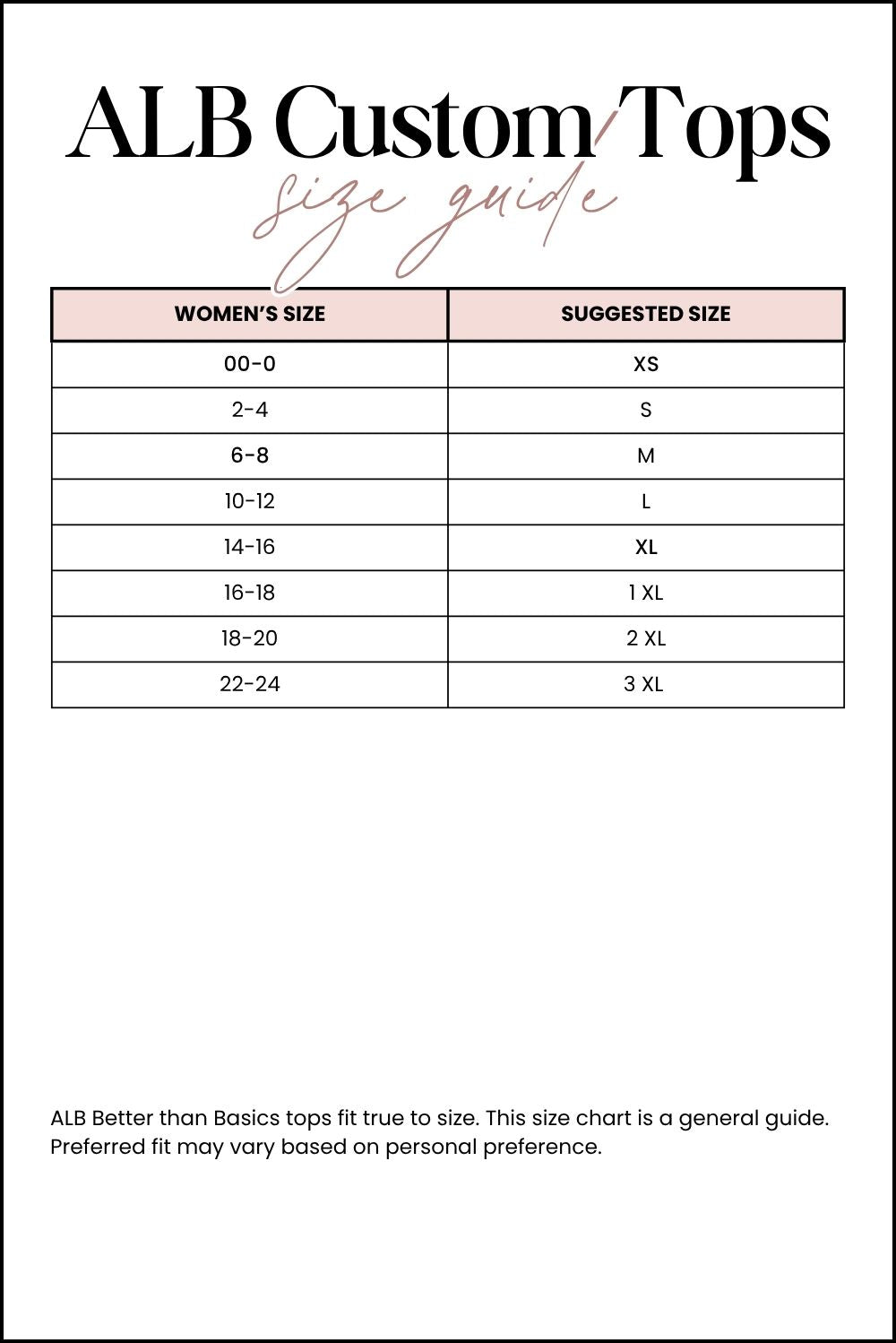 ALB Custom Women's Essential Long Sleeve Top