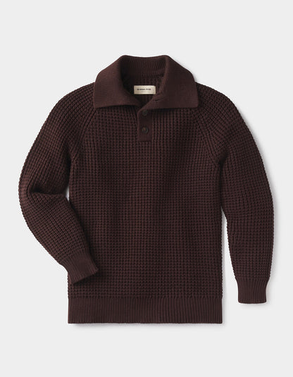 Waffle Sweater Popover