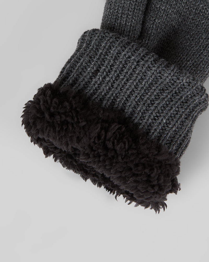 CABLE KNIT MITTENS