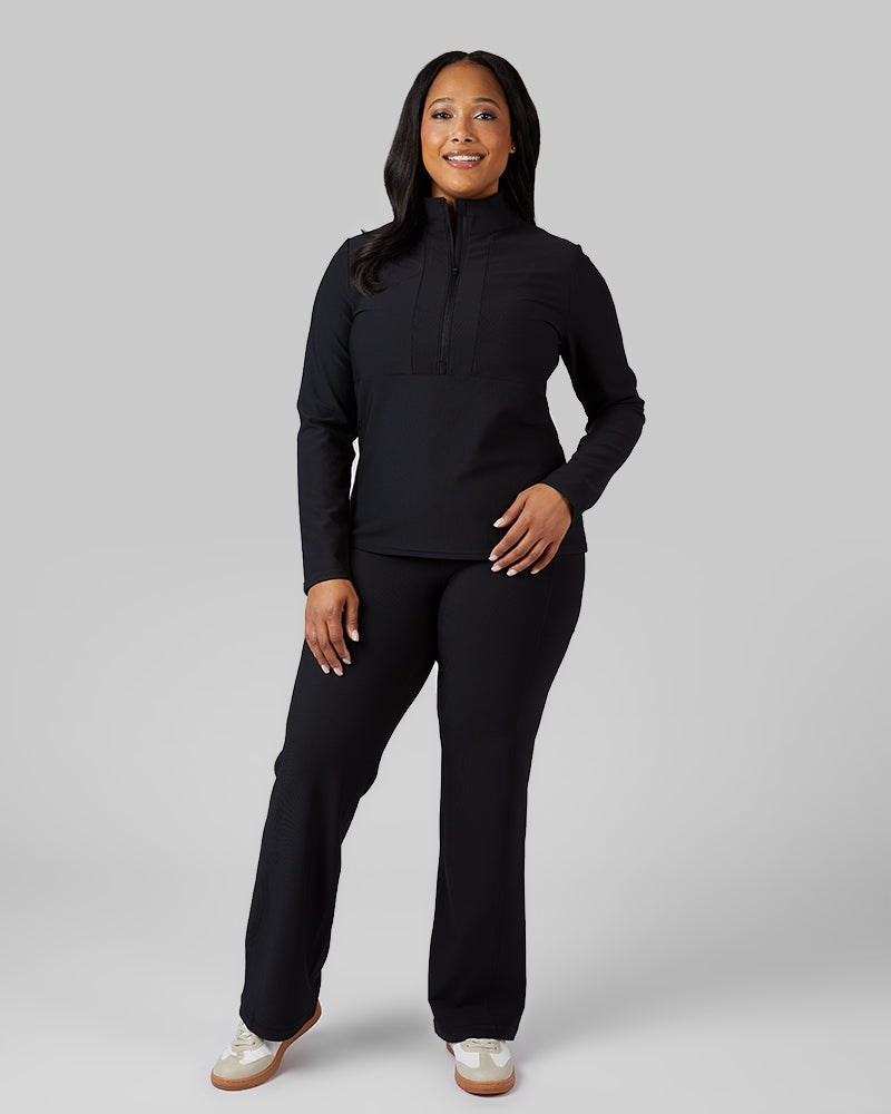 WOMEN'S ACTIVE RIB ½ ZIP TOP