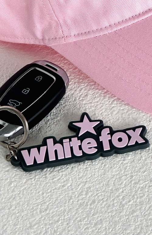 From The Archives Charli Keychain Charcoal/Pink